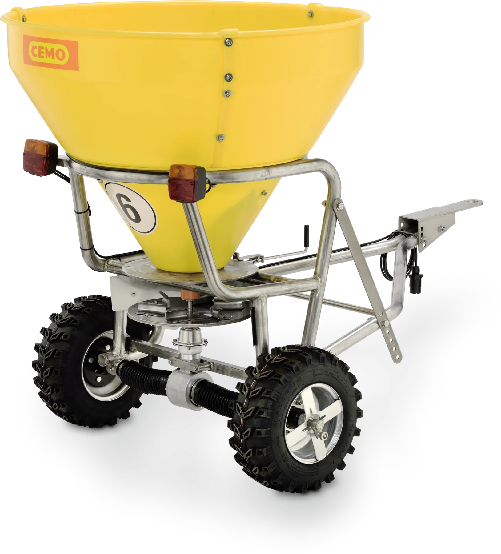 CEMO SW 300 Spreader, 300 L, yellow